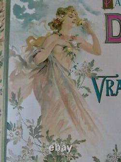 Affiche Parfums Delettrez Art Nouveau Annees 1890/1910