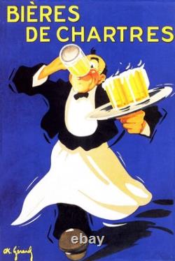 Affiche Poster Biere De Chartres