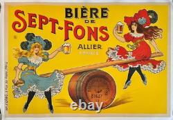 Affiche Poster Biere Sept Fons Allier