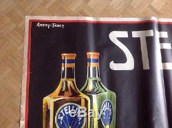 Affiche Poster Stellina Liqueur Alcohol Andry Farcy Bottle'26 Cigare Wine Cigar