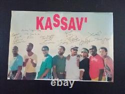 Affiche Promo Concert Dédicacée Et Signée par Tous KASSAV Jacob Desvarieux