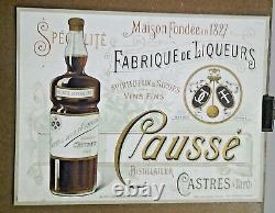 Affiche Pub Ancienne Eau De Noix Causse Castres Tarn Distillateur Liqueur