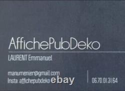 Affiche Publicitaire Ancienne, 60x40cm