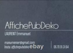 Affiche Publicitaire Ancienne, 60x40cm