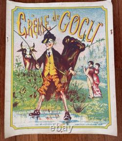 Affiche Publicitaire Ancienne, Affichette, Étiquettes De Bouteilles, Absinthe