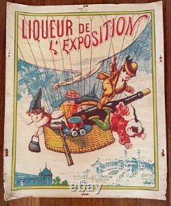 Affiche Publicitaire Ancienne, Affichette, Étiquettes De Bouteilles, Absinthe