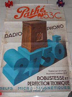 Affiche Radio Pathe 1934
