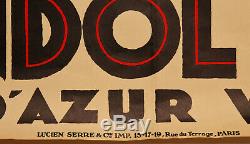 Affiche Roger Broders Bandol Cote D Azur Varoise Lucien Serre Cie Plm Z220