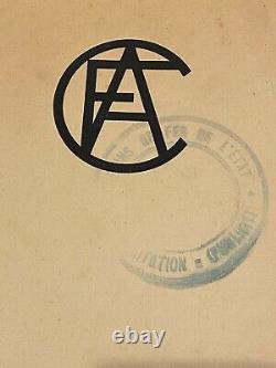 Affiche Roger Irriera 1937 Le Sud Algerien Cfa Imprimeur Baconnier Alger Z203