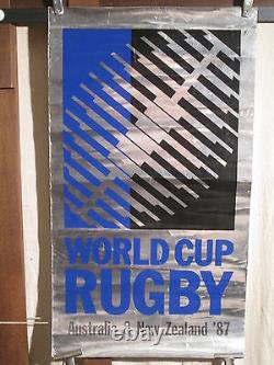 Affiche Rugby Coupe Du Monde 1987