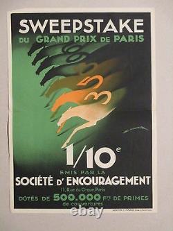 Affiche Sweepstake Chevaux Maurus Deco Graphique