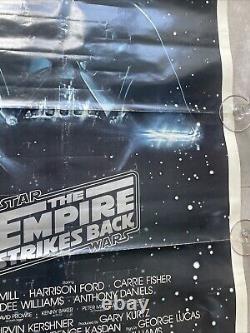 Affiche THE EMPIRE STRIKES BACK original 1980 ADVANCE one sheet STAR WARS