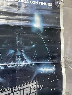 Affiche THE EMPIRE STRIKES BACK original 1980 ADVANCE one sheet STAR WARS