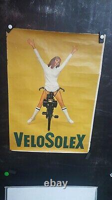 Affiche Velosolex Femme Typee 1960 70x50cm