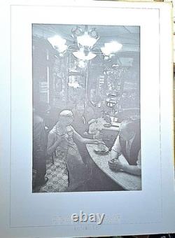Affiche Vintage Frank Horvat Les Halles 1957 Cadre d'Origine