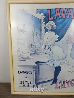 Affiche Vintage Lavabo Salle de Bain Hygiène Moderne par Albert Choubrac, 1885