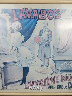 Affiche Vintage Lavabo Salle de Bain Hygiène Moderne par Albert Choubrac, 1885