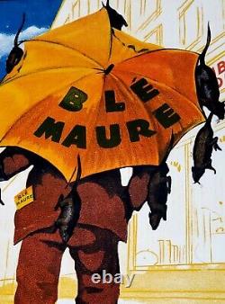 Affiche Vintage Originale 1930/ Blé Maure/ Publicité drôle/ Rats/ Collection