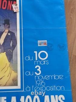 Affiche Vintage Riquewihr (1976) Centenaire Téléphone / Théâtrophone 60x80cm