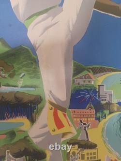 Affiche ancienne BIARRITZ par Eric