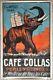 Affiche Ancienne Cafe Collas Perle Des Indes Le Meilleur Des Cafés Litho 1927