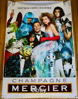Affiche ancienne CHAMPAGNE MERCIER