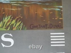 Affiche ancienne Château de La Loire LOCHES Chemin de fer PO Constant DUVAL