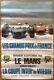 Affiche Ancienne Grands Prix De France Le Mans Par Beligond
