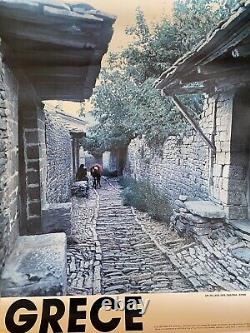 Affiche ancienne Grece Zagoria Epire 1976