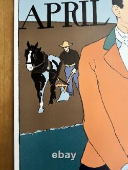 Affiche ancienne Harper's April'98 Tirage de 1999