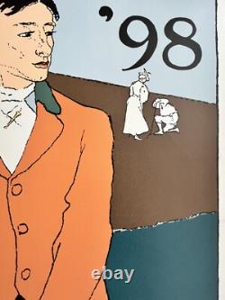 Affiche ancienne Harper's April'98 Tirage de 1999