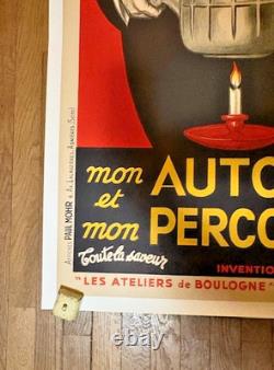 Affiche ancienne Josephine Baker j'ai deux amour litho entoilée Paul MOHR