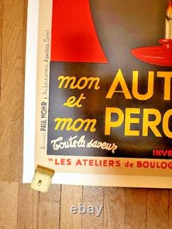 Affiche ancienne Josephine Baker j'ai deux amour litho entoilée Paul MOHR