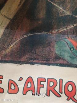 Affiche ancienne Journée de l'armée d'Afrique et des Troupes Coloniales