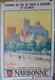 Affiche Ancienne Lithographique Narbonne Par J Duvivier 1926