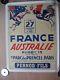 Affiche Ancienne Rugby France / Australie Parc Des Princes 1952 Ordner
