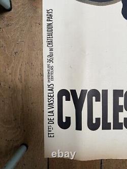 Affiche ancienne Rare Cycle Favor