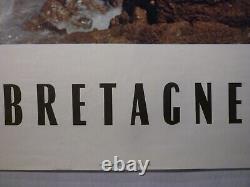 Affiche ancienne SNCF Bretagne Quiberon 1962