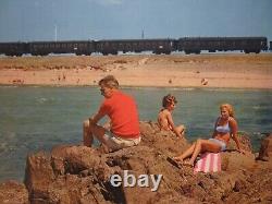 Affiche ancienne SNCF Bretagne Quiberon 1962