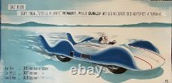 Affiche ancienne/affiche Automobile/course/garage/Dunlop