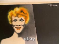 Affiche ancienne authentique entoilé (on linen) Cherry Kobler- Piano