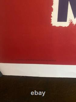 Affiche ancienne authentique entoilée MAYA Par FALK -77 x 57 cm