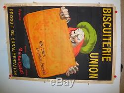 Affiche ancienne biscuiterie Union par Cappiello 1930