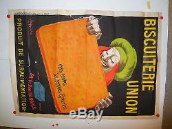 Affiche ancienne biscuiterie de l Union par Cappiello 1930