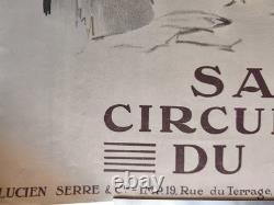 Affiche ancienne chemin de fer de l'état PO SAINT CERE LOT ALO