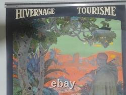 Affiche ancienne de voyage réalisée par Léon Carré en 1921, Algérie