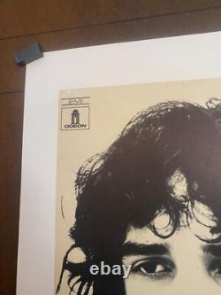 Affiche ancienne entoilée JULIEN CLERC 58 x 40 cm