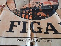 Affiche ancienne, le FIGARO, début XX ème illustrée par MICH