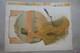 Affiche Ancienne Lithographie Femme Mer Bateau Sign&eacute;e Geojan