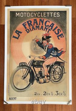 Affiche ancienne, moto, affiche originale, affiche, original Motocycle